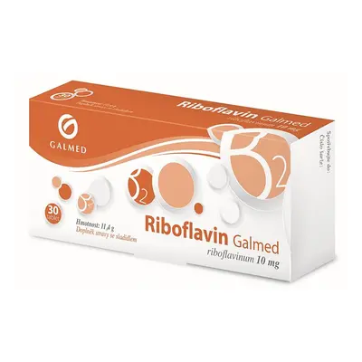 Riboflavin Tbl.30x10mg Galmed