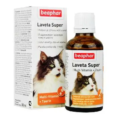 Beaphar Laveta Super vitamíny vyživující srst kočka 50ml