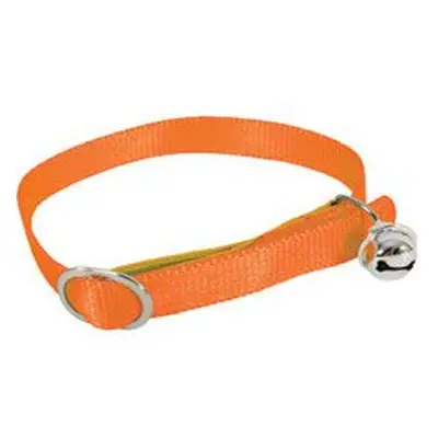 Obojek kočka nylon 10mm/30cm oranžový Zolux