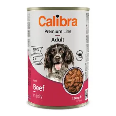 Calibra Dog Premium konzerva With Beef 1240g