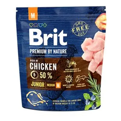 Brit Premium Dog By Nature Junior M 1kg