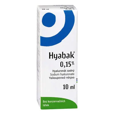 Hyabak 0.15% Gtt.10ml