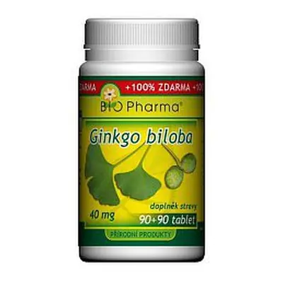 Ginkgo Biloba Extrakt 40mg Tbl.90+90 Bio-pharma