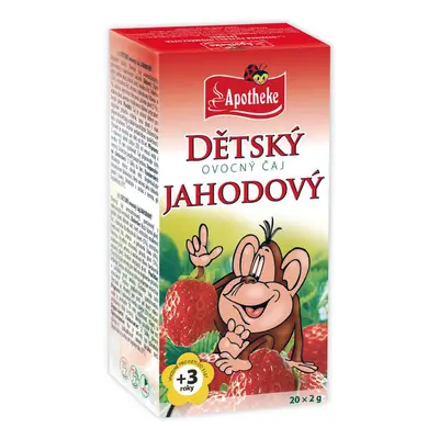 Apotheke Dětský Ovocný čaj Jahodový 20x2g