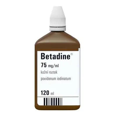 Betadine chirurgická tekutina 120 ml