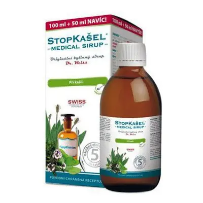 Stopkašel Medical sirup Dr. Weiss 100+50ml navíc