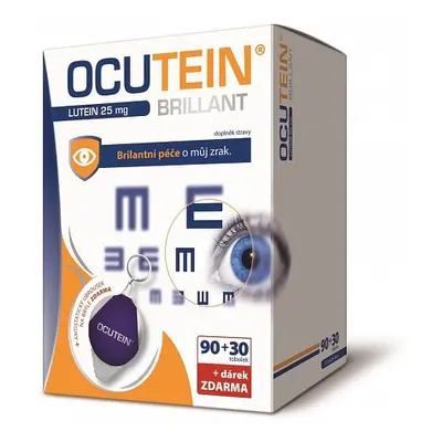 Ocutein Brillant Lutein 25mg DaVinci 90+30tobolek +dárek