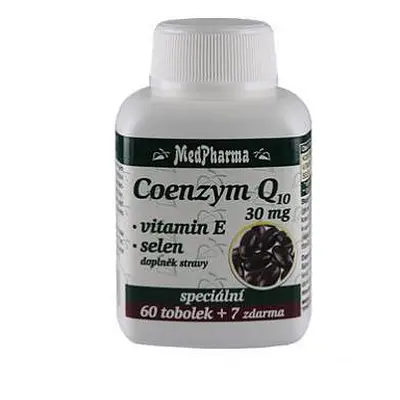 Medpharma Coenzym Q10 30mg+vit.e+selen Tbl.67