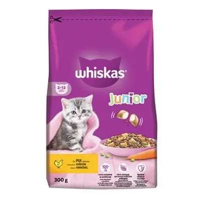 Whiskas Dry junior s kuřecím 300g