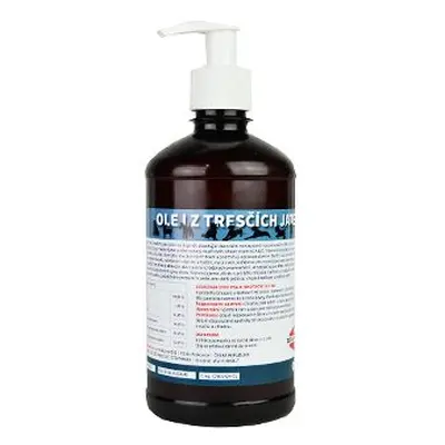 Olej z tresčích jater pro psy Zeus 100% 500 Ml