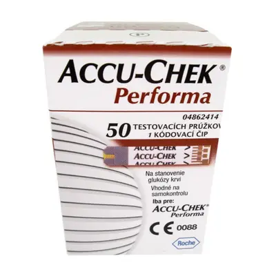 Proužky Diagnostické Accu-chek Performa 50 50 ks