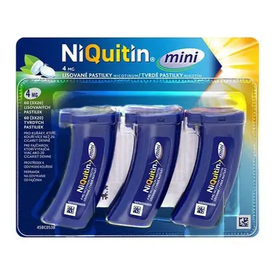 Niquitin Mini 4mg lisovaná pastilka 3x20