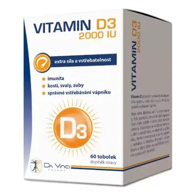 Vitamin D3 2000 IU Da Vinci Pharma 60 tobolek