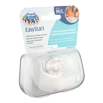 Canpol babies Chránič prsní bradavky EasyStart univerzální M/L 2ks