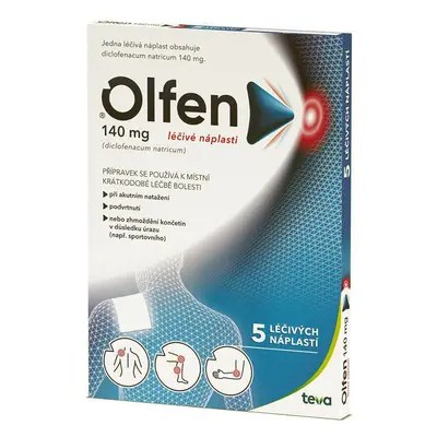 Olfen 140mg léčivé náplasti 5ks