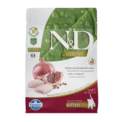 N&d Prime Cat Kitten Chicken & Pomegranate 300g