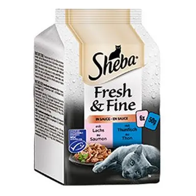 Sheba kapsa Fresh&fine rybí výběr 6x50g