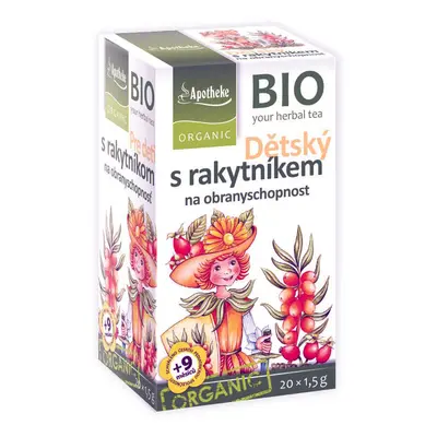 Apotheke Bio Dětský čaj S Rakyt. Obranysch.20x1.5g