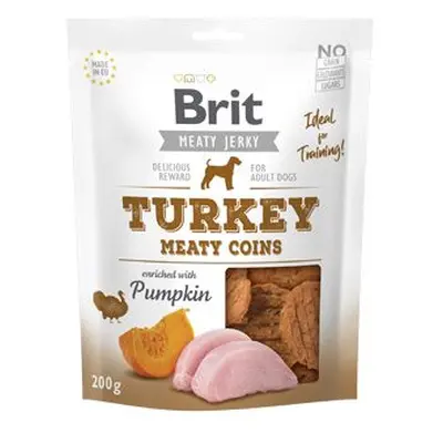 Brit Jerky Turkey Meaty Coins 200g