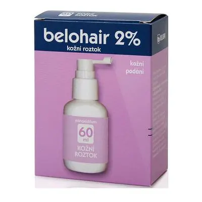 Belohair 2% dermální roztok 60ml