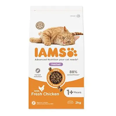 Iams Cat Adult Hairball Chicken 2kg