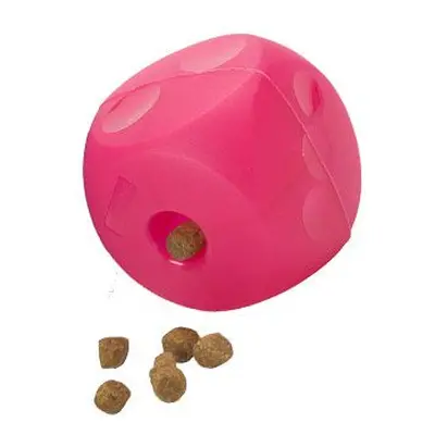 Hračka pes Buster Soft Cube purpurová 12cm