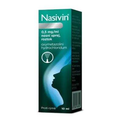 Nasivin 0,5mg/ml nosní sprej 10ml