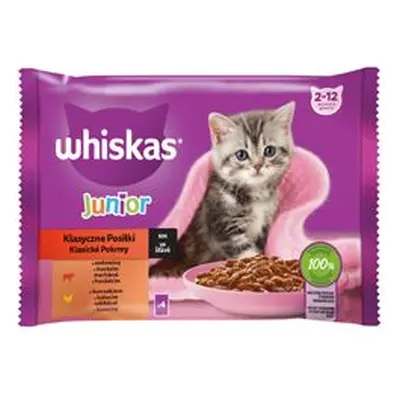 Whiskas Kapsa Core Junior Klasik výběr 4x85g