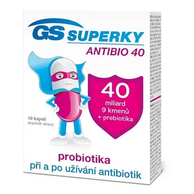 Gs Superky Antibio 40 Cps.10 čr/sk