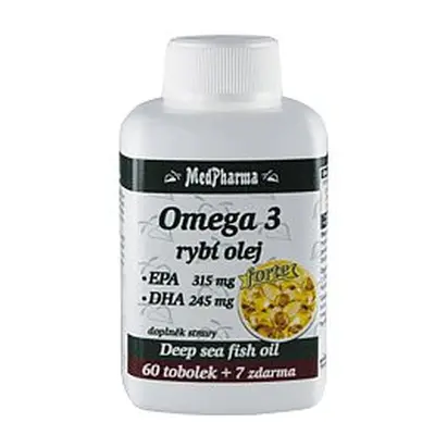 Medpharma Omega 3 Rybí Olej Forte Tobolek 67