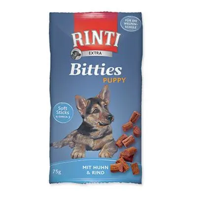 Rinti Dog Extra Bits Puppy pochoutka kuře hovězí 75g