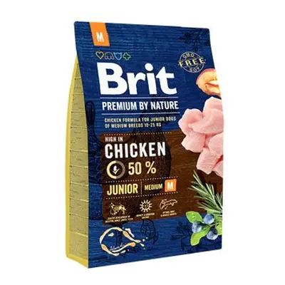 Brit Premium Dog By Nature Junior M 3kg