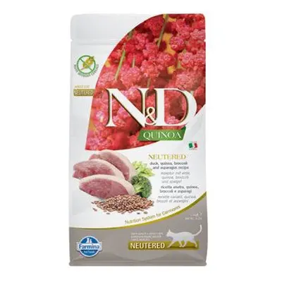 N&d Quinoa Cat Neutered Duck &broccoli&asparagus 1,5kg