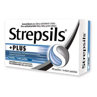 Strepsils Plus 24 pastilek