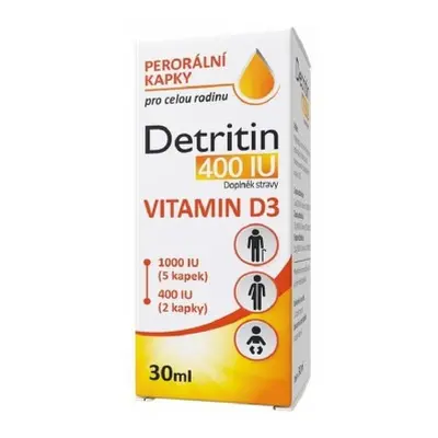 Detritin 400 IU Vitamin D3 kapky 30 ml