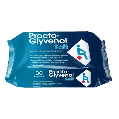 Procto-glyvenol Soft - Vlhčené Ubrousky 30ks