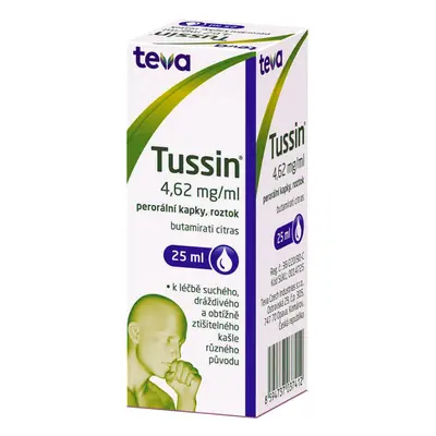 Tussin 4,62mg/ml kapky 25ml