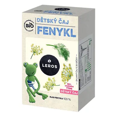 Leros Dětský čaj Fenykl Bio 20x1.5g