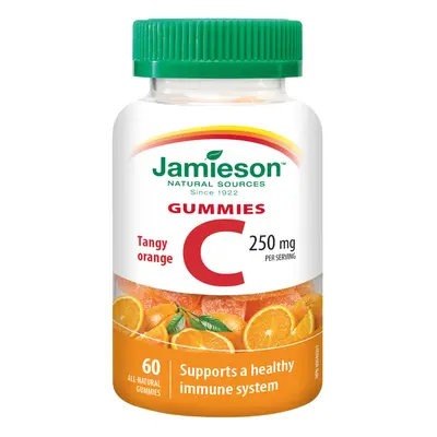 Jamieson Vitamín C Gummies Pomeranč Pastilky 60ks