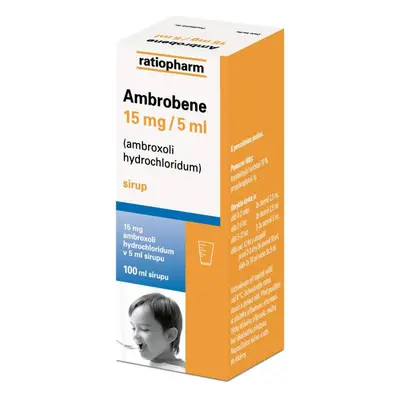 Ambrobene 15mg/5ml sirup 100ml