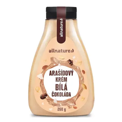 Allnature Arašídový Krém Bílá čokoláda 260g