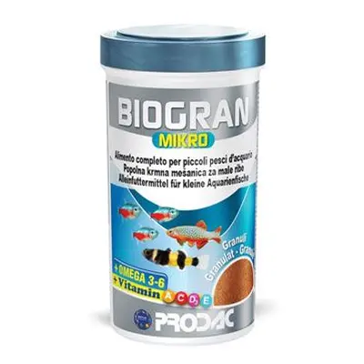 Krmivo pro ryby Prodac Biogran Mikro 50g