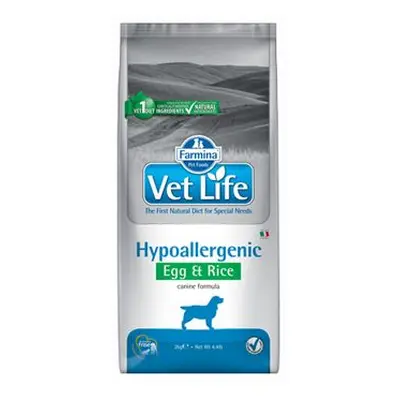 Vet Life Natural dog hypo egg & rice 2kg