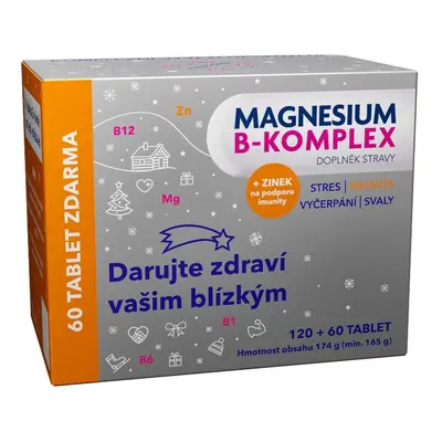 Magnesium B-komplex Vánoce Glenmark Tbl.120+60