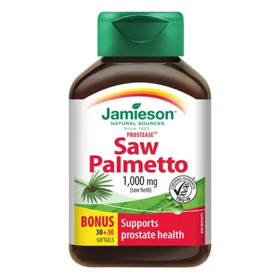 Jamieson Prostease Saw Palmetto 125mg Cps.60