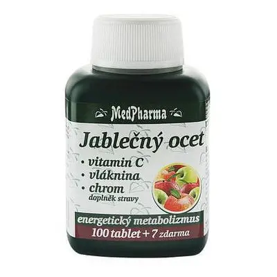 Medpharma Jablečný Ocet+vlák.+vit.c+chrom Tbl.107