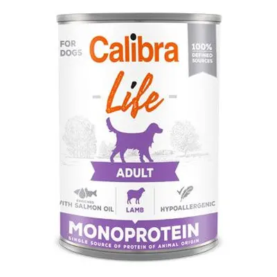 Calibra Dog Life konzerva adult Lamb 400g