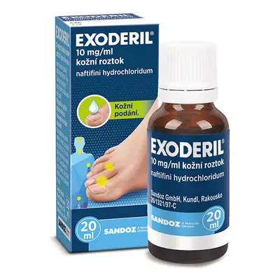 Exoderil 10mg/ml kožní roztok 20ml