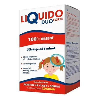 Liquido Duo Forte šampon na vši 200ml + sérum