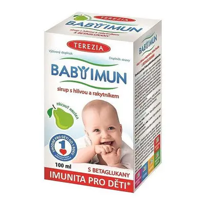 Baby Imun Sirup S Hlívou A Rakytníkem Hruška 100ml